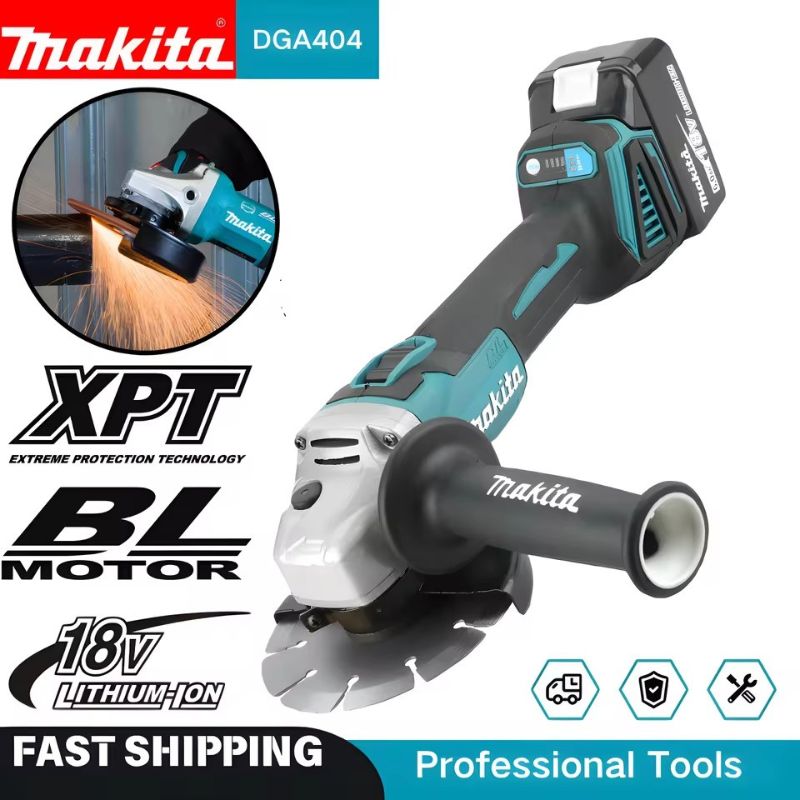 Makita DGA404 4-Speed Brushles - Brushless Angle Grinder Battery Powered recension och pris
