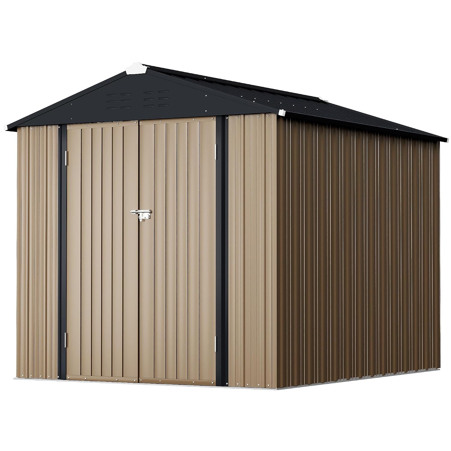 6x4 FT Metal Outdoor Storage S - Garden Tools recension och pris