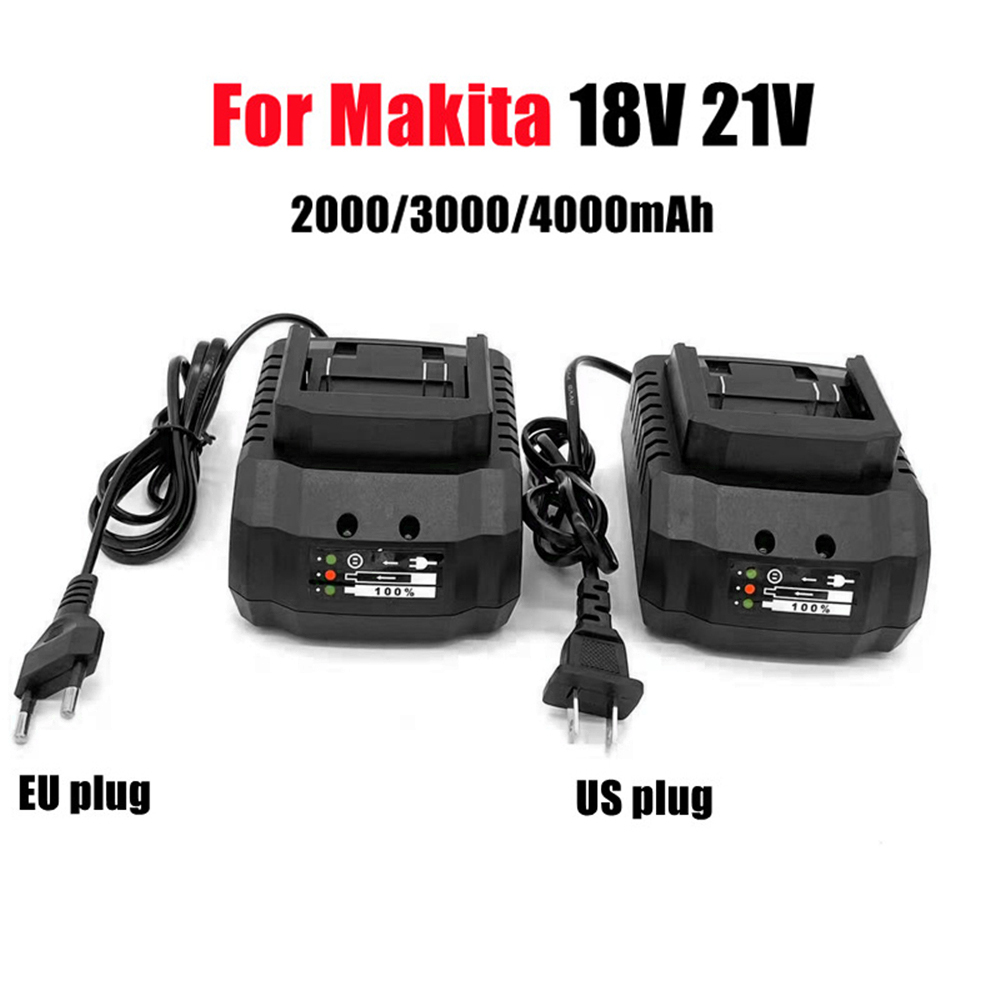 18V 21V Battery Charger Compat - Brushless Cordless Electric Drill 18V recension och pris