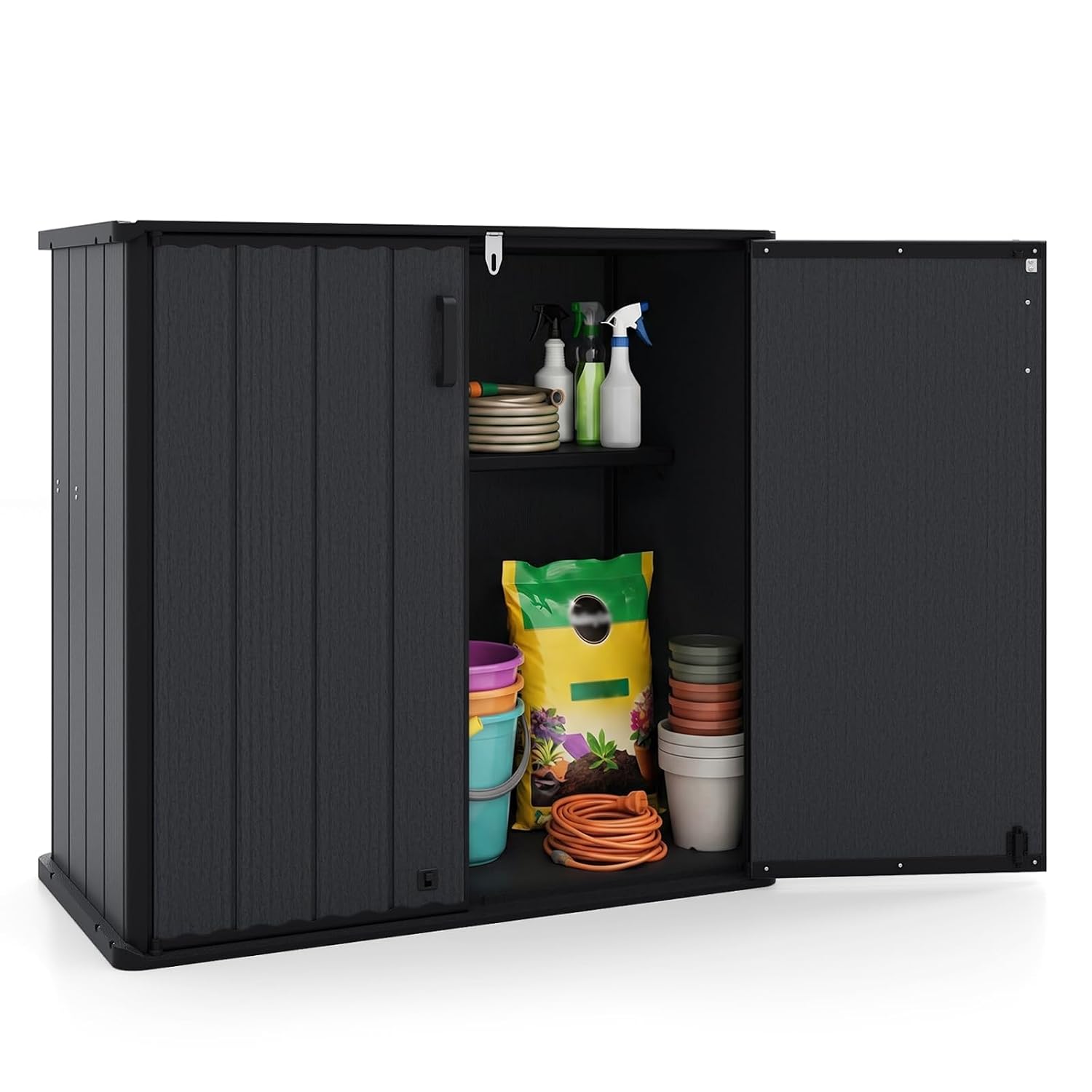 Outdoor Storage Shed 23.5 Cu.f - Garden Tools recension och pris