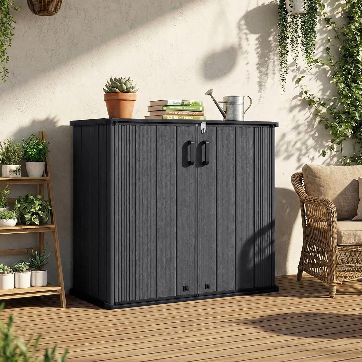 Outdoor Storage Shed 23.5 Cu.f - Garden Tools recension och pris