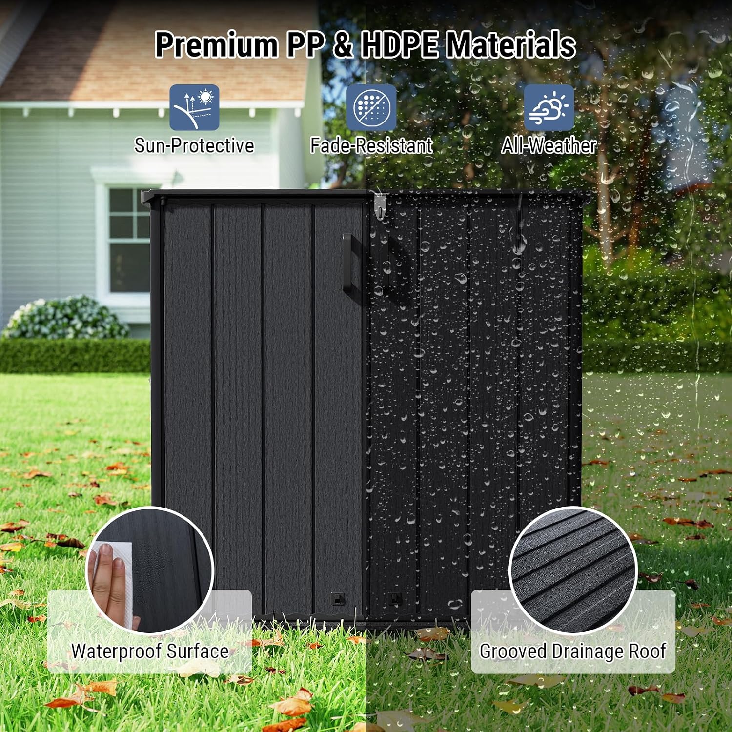 Outdoor Storage Shed 23.5 Cu.f - Garden Tools recension och pris