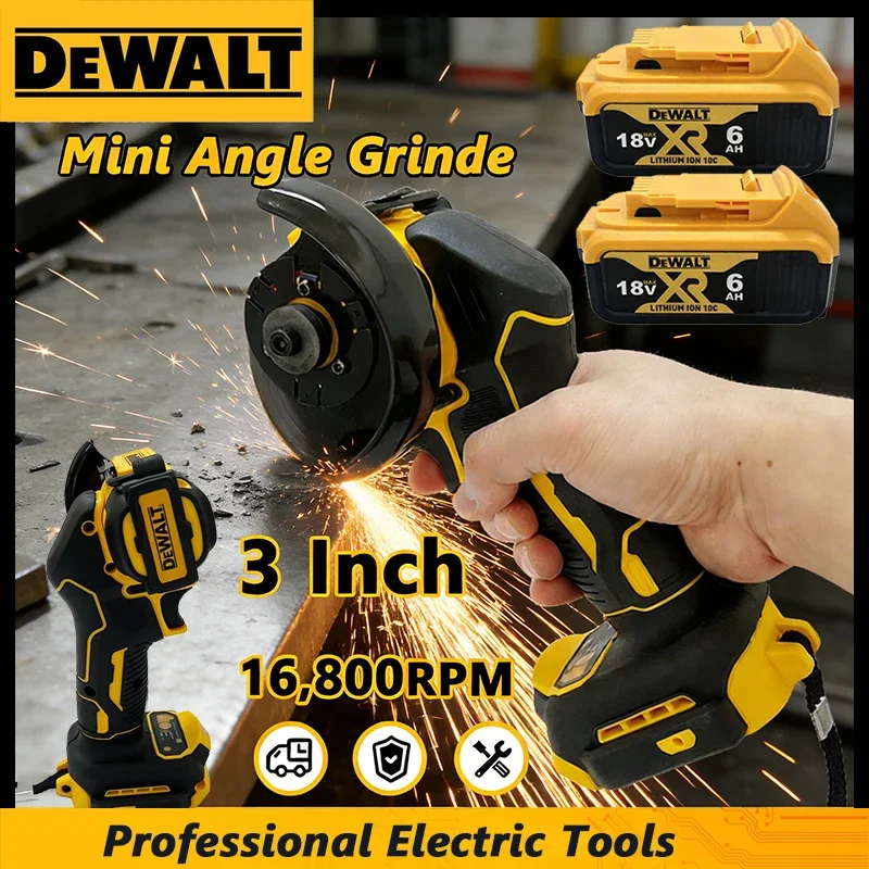 DeWalt Cordless Brushless Angl - Brushless Angle Grinder Battery Powered recension och pris