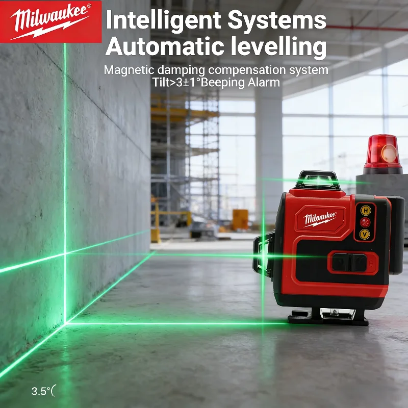 Genuine Milwaukee 4d 16 Line L - Laser Level 16 Lines 4D Green recension och pris