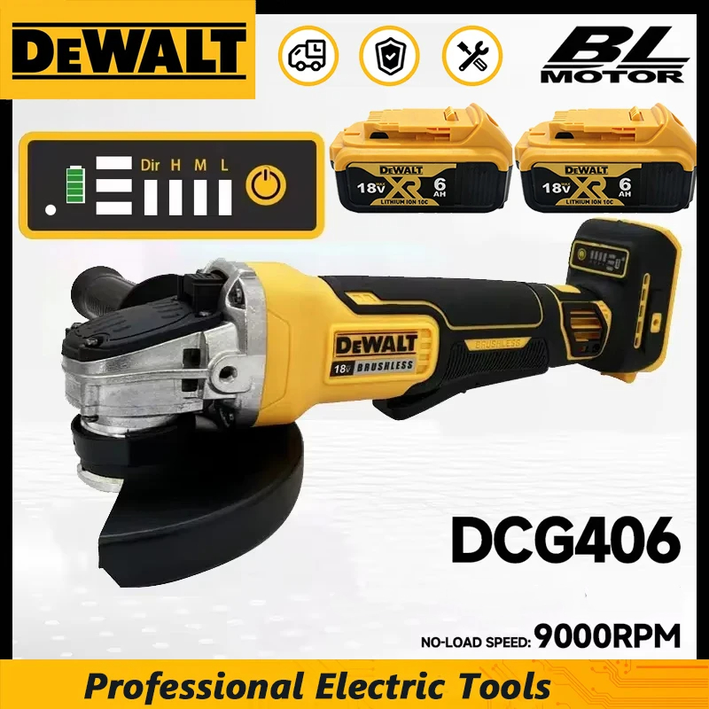 Dewalt DCG406 125MM Brushless  - Brushless Angle Grinder Battery Powered recension och pris