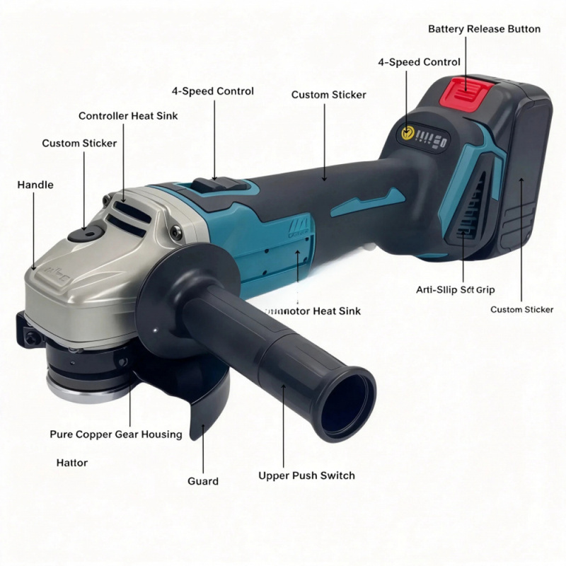 Brushless Angle Grinder 21v Co - Brushless Angle Grinder Battery Powered recension och pris