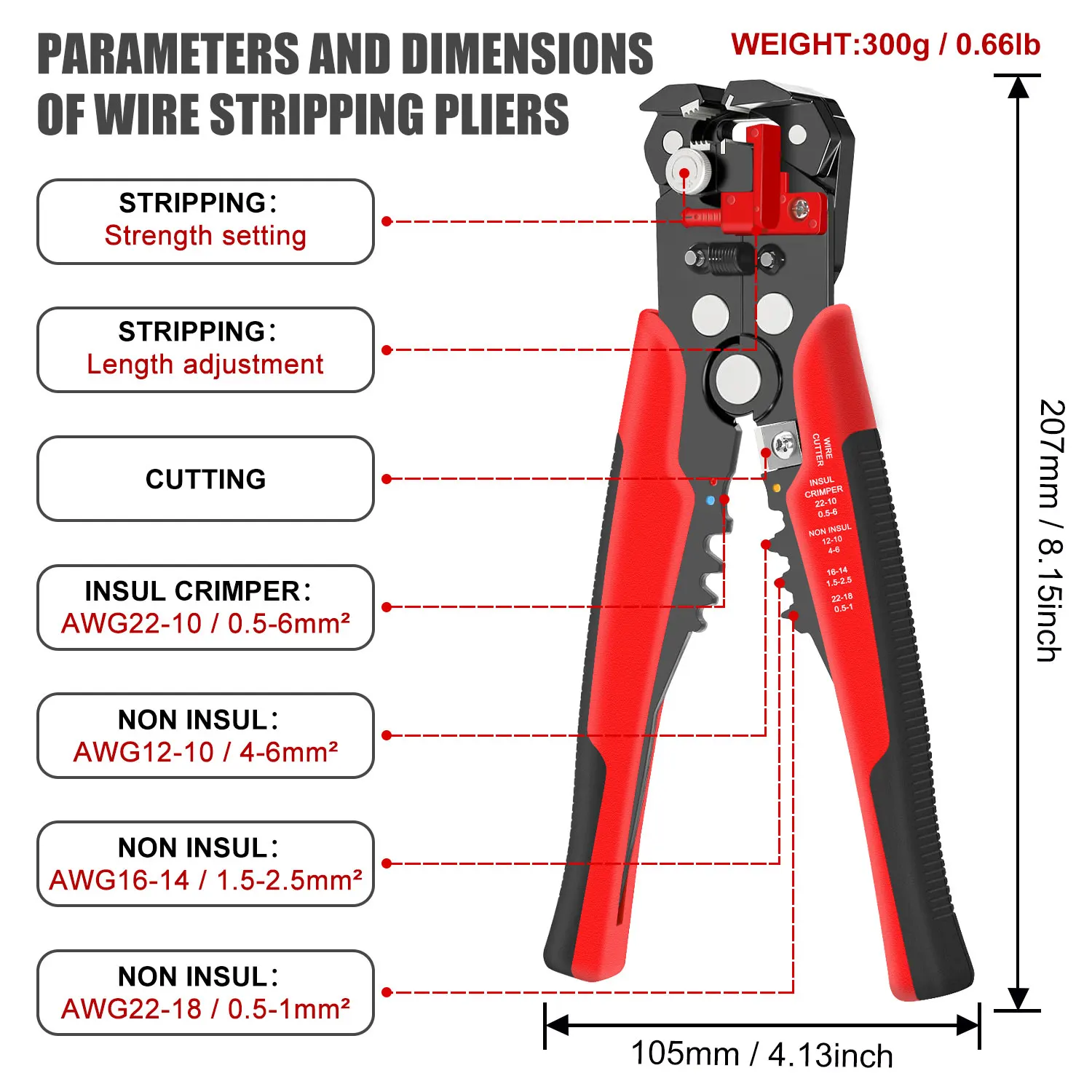 HS-D1 Self-Adjusting Wire Stri - Automatic Wire Stripper Cutter recension och pris
