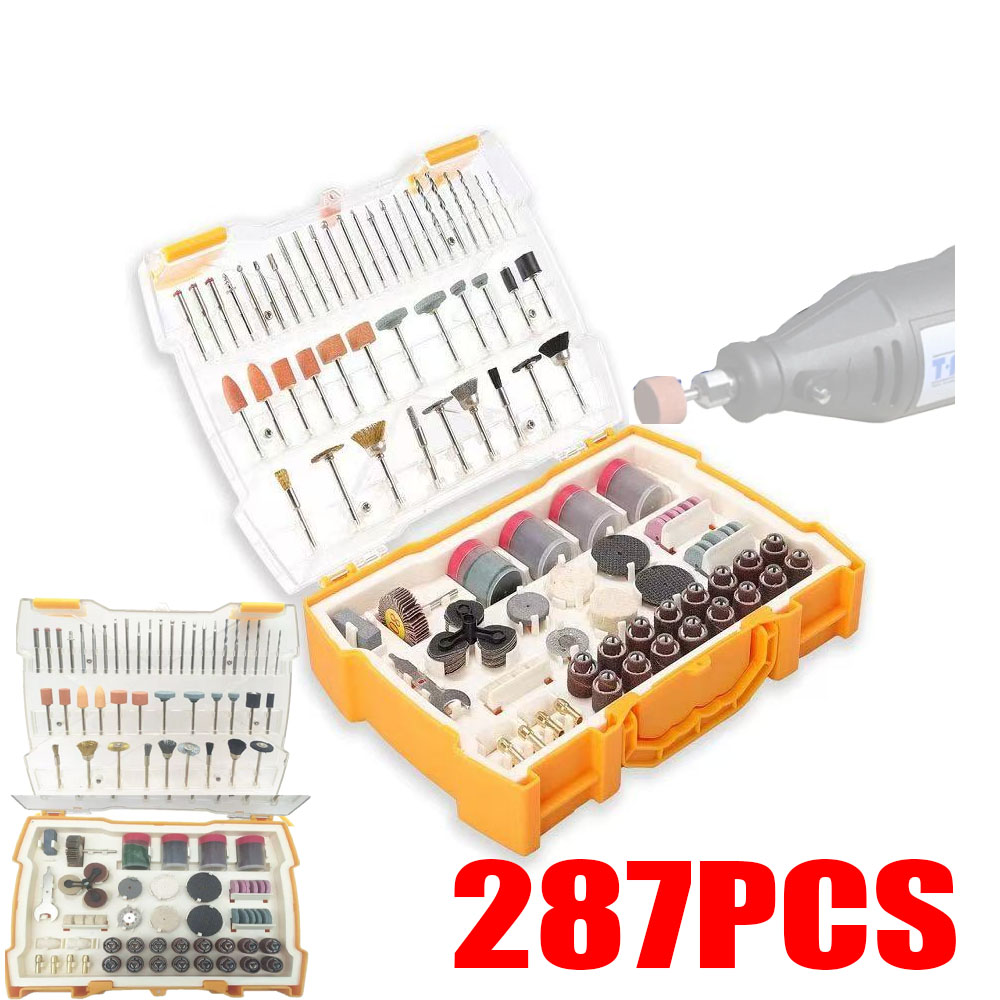 NEW STYLE 287PCS Abrasive Rota - Cordless Rotary Tool Kit Accessories recension och pris